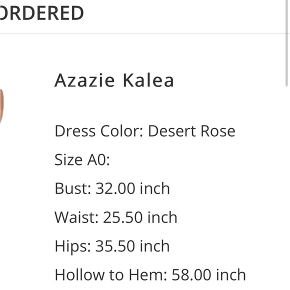 Azazie dress - Picture 4 of 6